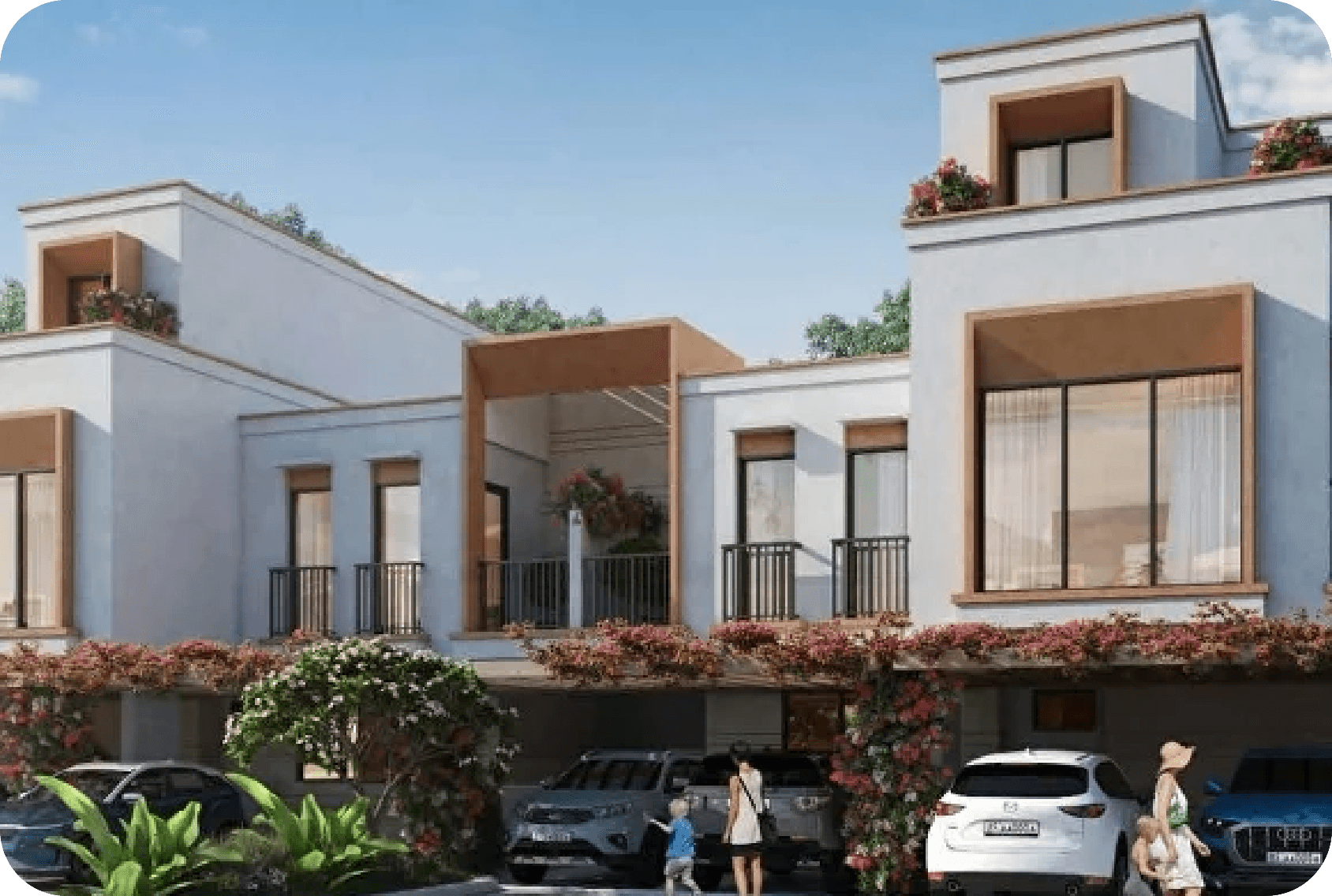 4 BR Townhouse floorplan
